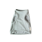 Gray pet vest on a white background