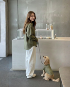 Todd Shirt Pet in Olive